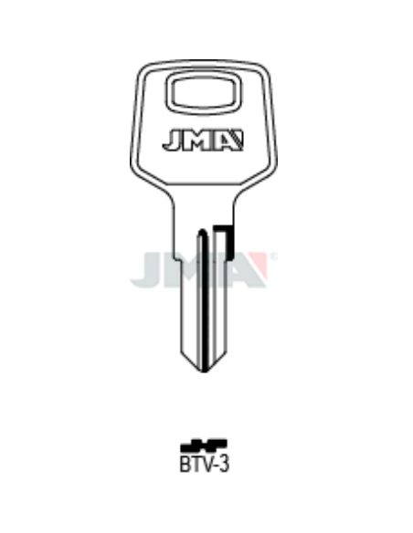LLAVE EN BRUTO BTV-3