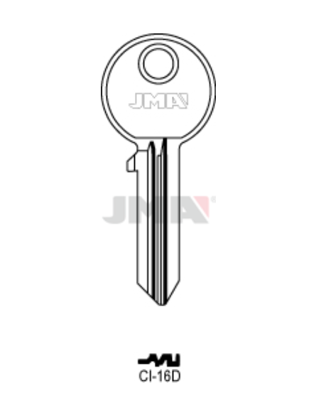 LLAVE EN BRUTO CI-16D