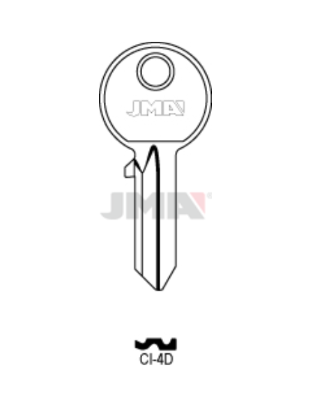 LLAVE EN BRUTO CI-4D