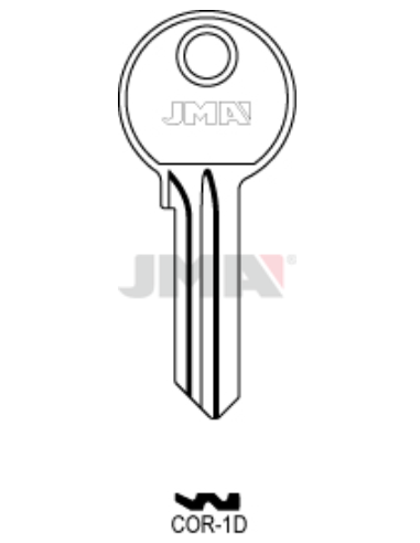 LLAVE EN BRUTO COR-1D