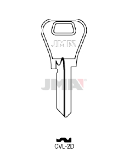 LLAVE EN BRUTO CVL-2D