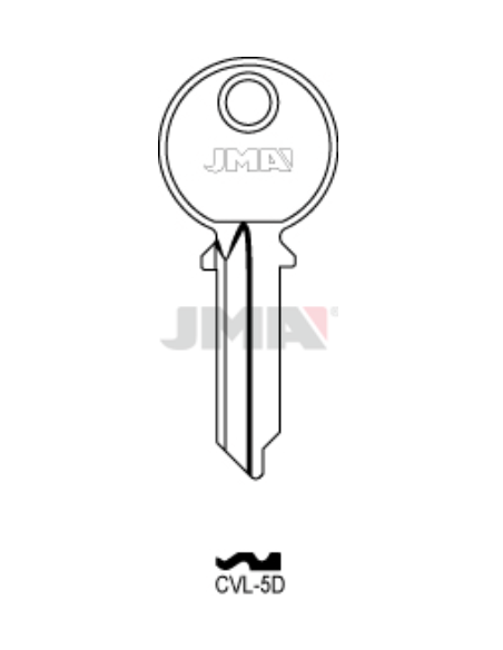 LLAVE EN BRUTO CVL-5D