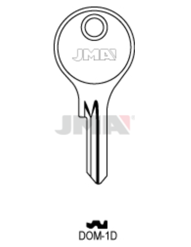 LLAVE EN BRUTO DOM-1D