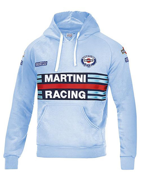 SUDADERA CAPUCHA AZUL CELESTE MARTINI L