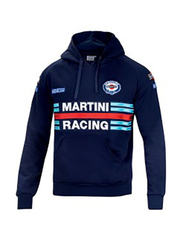 SUDADERA CAPUCHA AZUL M MARTINI L