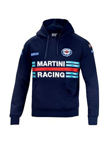 SUDADERA CAPUCHA AZUL M MARTINI L