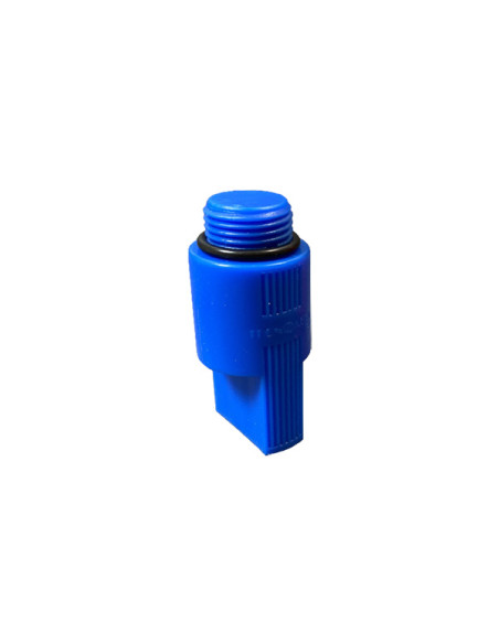 TAPON ALICATADO CON JUNTA TORICA AZUL