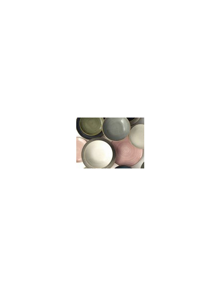 VAJILLA GRES HARPER SURTIDO COLORES 18 PZ