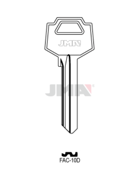 LLAVE EN BRUTO FAC-10D