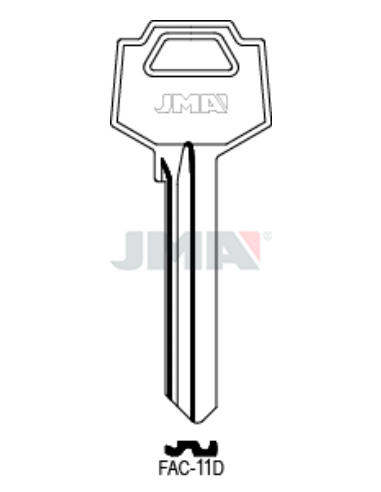 LLAVE EN BRUTO FAC-11D