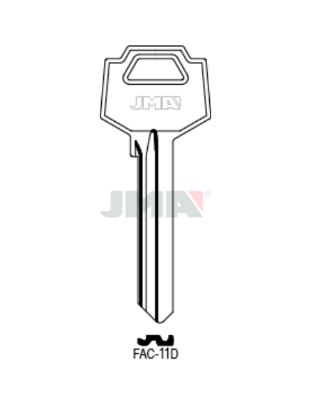 LLAVE EN BRUTO FAC-11D