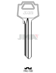 LLAVE EN BRUTO FAC-13D