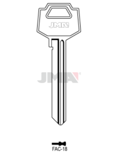 LLAVE EN BRUTO FAC-18