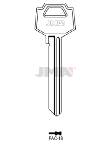 LLAVE EN BRUTO FAC-18