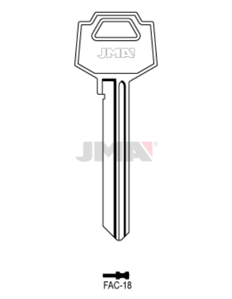 LLAVE EN BRUTO FAC-18