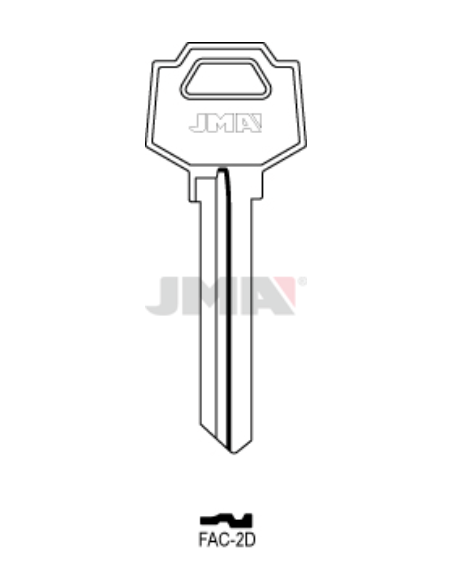 LLAVE EN BRUTO FAC-2D
