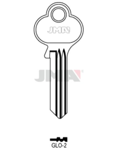 LLAVE EN BRUTO GLO-2