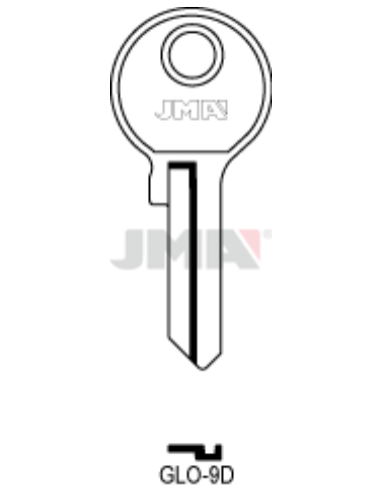 LLAVE EN BRUTO GLO-9D