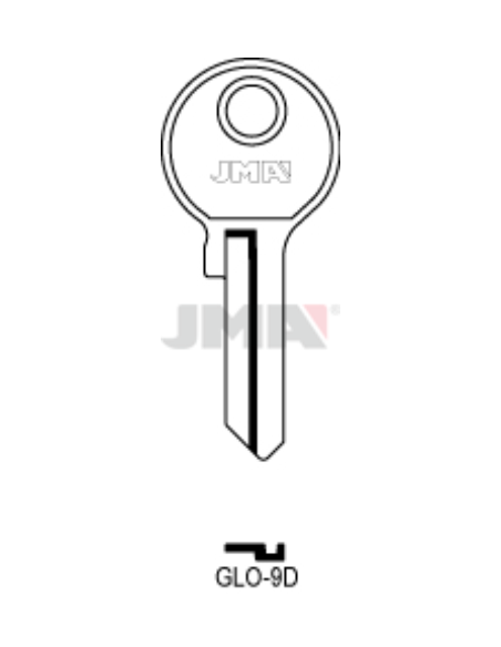 LLAVE EN BRUTO GLO-9D