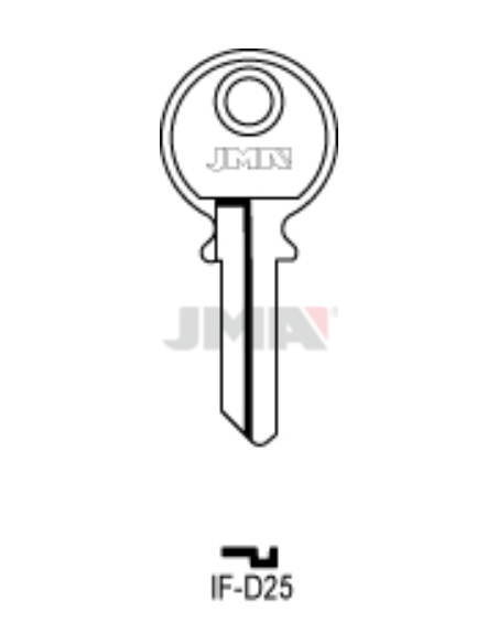 LLAVE EN BRUTO IF-D25