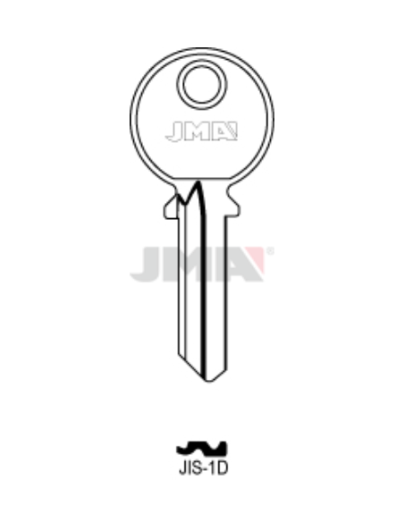 LLAVE EN BRUTO JIS-1D