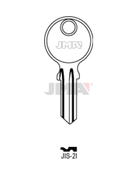 LLAVE EN BRUTO JIS-2I