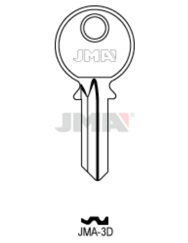 LLAVE EN BRUTO JMA JMA-3D