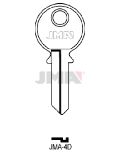 LLAVE EN BRUTO JMA-4D