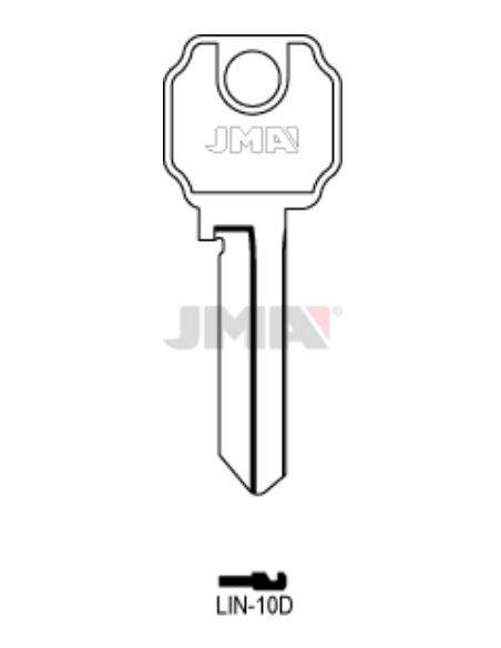 LLAVE EN BRUTO LIN-10D