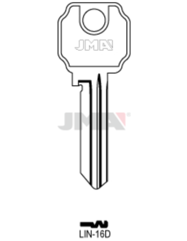 LLAVE EN BRUTO LIN-16D
