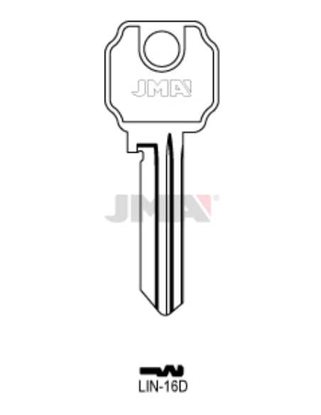 LLAVE EN BRUTO LIN-16D