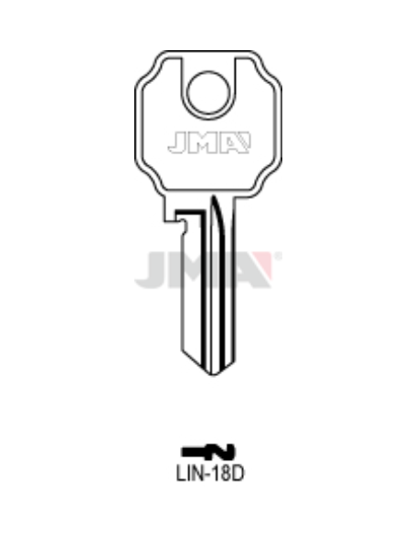 LLAVE EN BRUTO LIN-18D