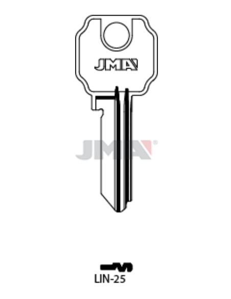 LLAVE EN BRUTO LIN-25