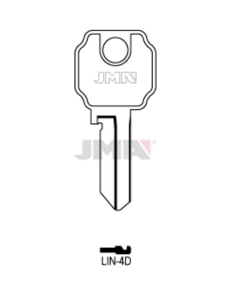 LLAVE EN BRUTO LIN-4D
