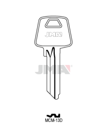 LLAVE EN BRUTO MCM-13D