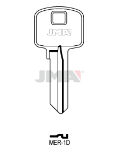 LLAVE EN BRUTO MER-1D