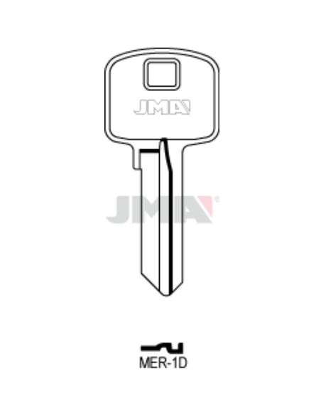 LLAVE EN BRUTO MER-1D