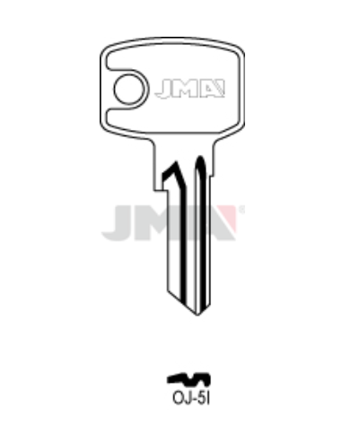 LLAVE EN BRUTO OJ-5I