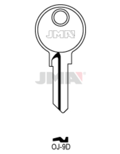 LLAVE EN BRUTO OJ-9D