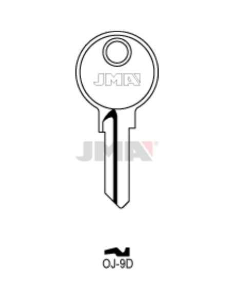 LLAVE EN BRUTO OJ-9D