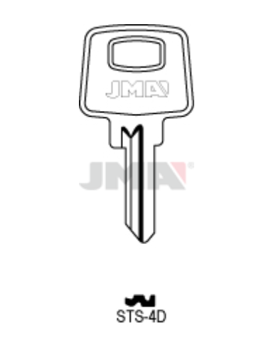 LLAVE EN BRUTO STS-4D