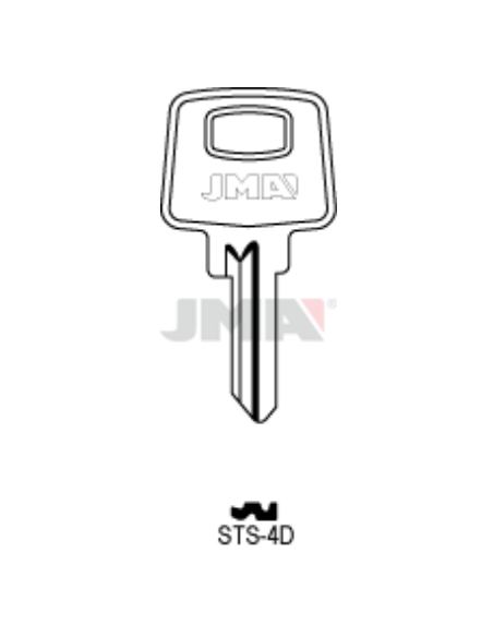 LLAVE EN BRUTO STS-4D