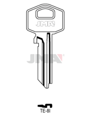 LLAVE EN BRUTO TE-8I
