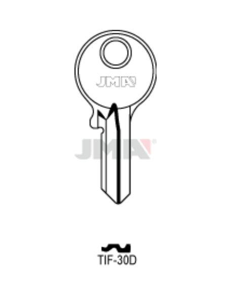 LLAVE EN BRUTO TIF-30D