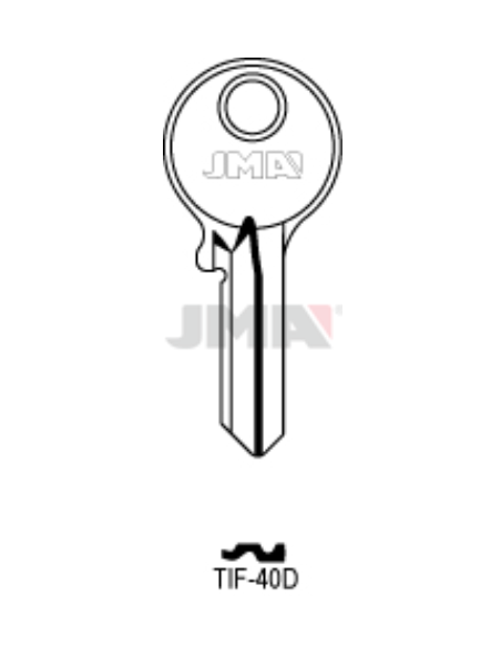 LLAVE EN BRUTO TIF-40D