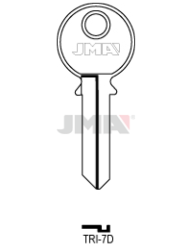 LLAVE EN BRUTO TRI-7D