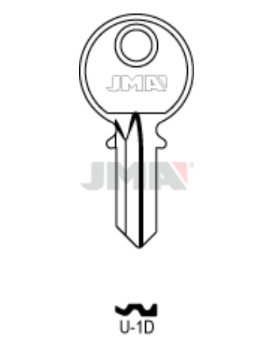 LLAVE EN BRUTO U-1D