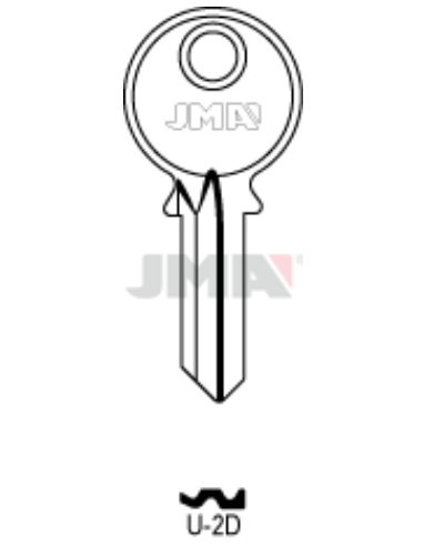 LLAVE EN BRUTO U-2D