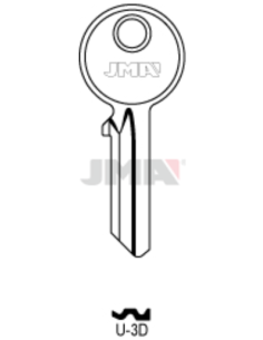 LLAVE EN BRUTO U-3D
