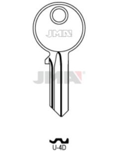 LLAVE EN BRUTO U-4D